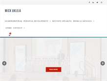 Tablet Screenshot of leadershiptraq.com